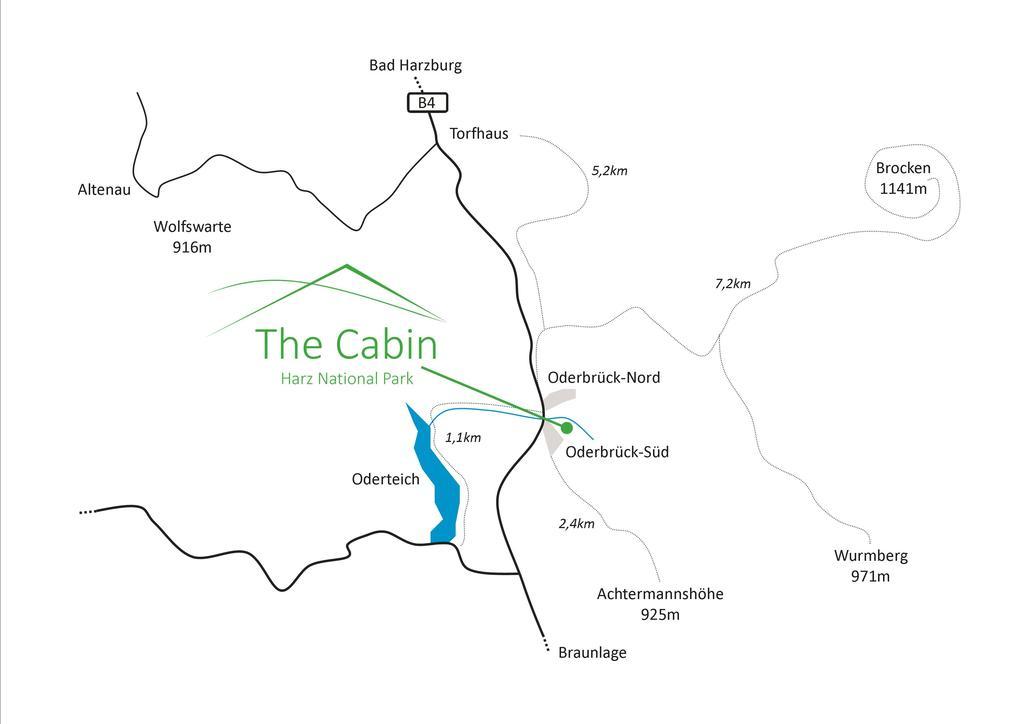 The Cabin - Harz National Park Otel Sankt Andreasberg Dış mekan fotoğraf